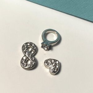 3 Origami Owl Charms